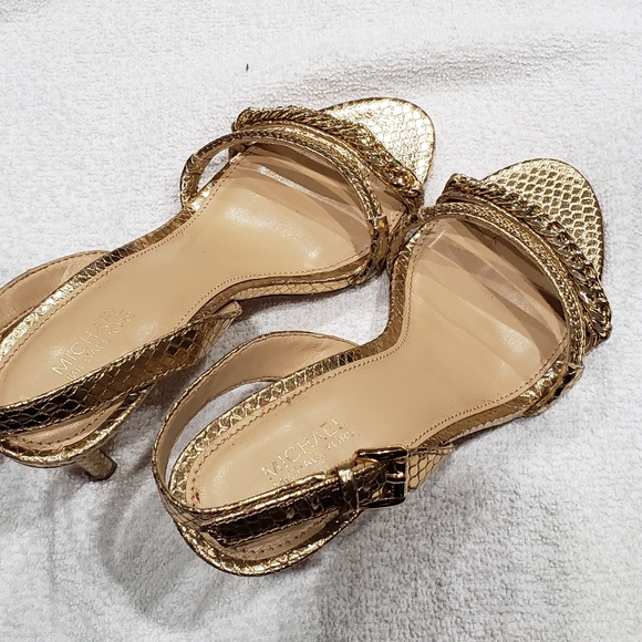 Michael Kors Heels | Gold - Picture 3 of 4